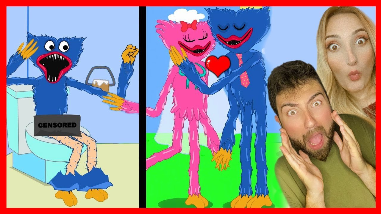 HUGGY WUGGY EN KOMİK ANİMASYONLAR  POPPY PLAYTİME HAN KANAL KÜBRA NİSA