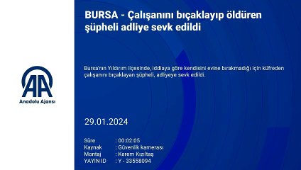 Bursa'da dehşet anları kamerada