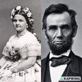 Mary Todd Lincoln and Abraham Lincoln