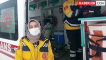 Erciş'te yaşlı hasta kadın için ekipler seferber oldu