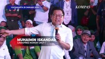Momen Cak Imin Didampingi Tom Lembong saat Kampanye di Yogyakarta