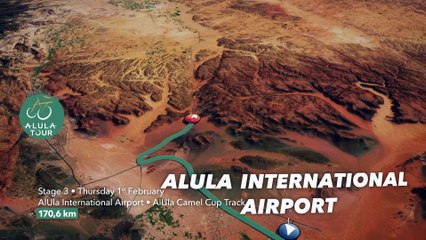 AlUla Tour 2024 - Le parcours de la 3e étape