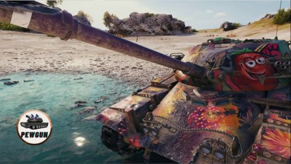 T95/FV4201 CHIEFTAIN 破敵者的選擇，制霸戰場！ | 3 kills 11k dmg | world of tanks |  @pewgun77
