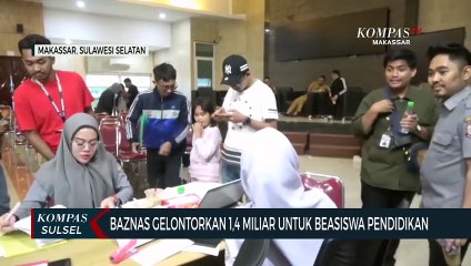 Baznas Gelontorkan 1,4 Miliar Untuk Beasiswa Pendidikan
