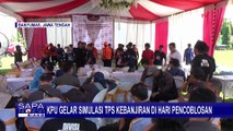 Riuh, Begini Suasana Simulasi TPS di Banyumas Kebanjiran di Hari Pencoblosan