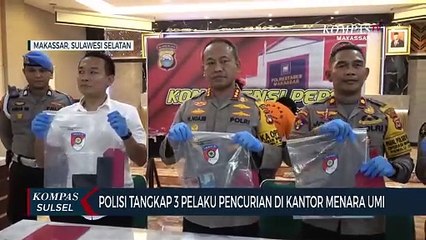 Polisi Tangkap 3 Pelaku Pencurian Di Kantor Menara UMI