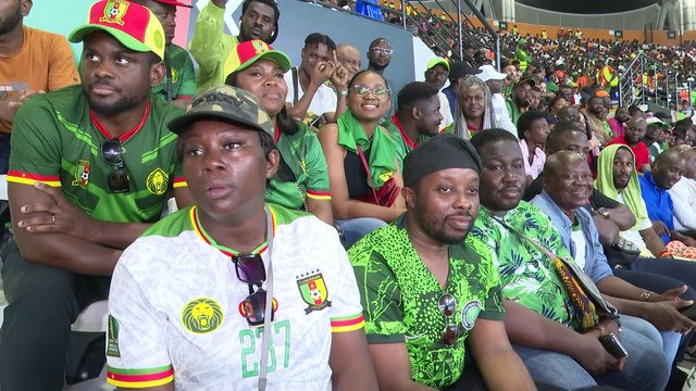 CAN 2023 : Ambiance au stade Félix Houphouët-Boigny avant le match Cameroun-Nigéria