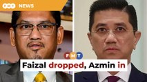 Bersatu drops Faizal as NS Bersatu chief, names Azmin Selangor chief