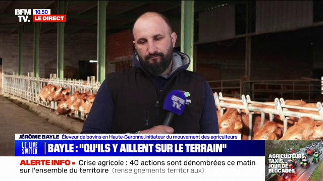 Merci pour tout, merci pour les agriculteurs, merci pour ma famille : Jérôme Bayle a eu des nouvelles du mari de l'agricultrice morte sur un barrage
