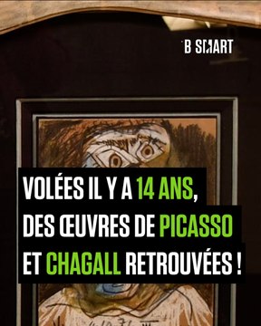 SMART SHORTS - Volées il y a 14 ans, des œuvres de Picasso et Chagall retrouvées !