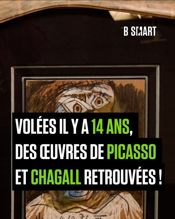 SMART SHORTS - Volées il y a 14 ans, des œuvres de Picasso et Chagall retrouvées !