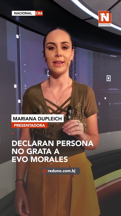 Declaran persona no grata a Evo Morales