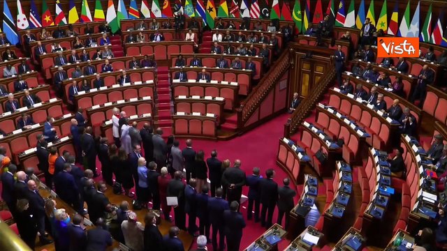 Vertice Italia Africa al Senato, ecco la foto di gruppo dei leader
