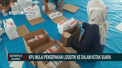 Download Video: KPU Kudus Mulai Pengepakan Logistik Pemilu 2024 ke dalam Kotak Suara, Target Selesai pada 31 Januari