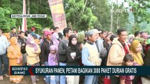 Antusiasme Warga Pekalongan Dapatkan 3.000 Paket Durian Gratis dari Syukuran Petani