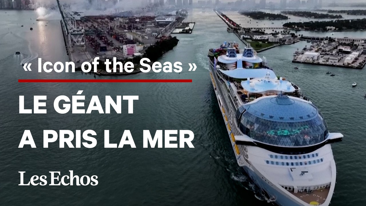 L’« Icon of the Seas », le plus gros paquebot au monde, a pris la mer