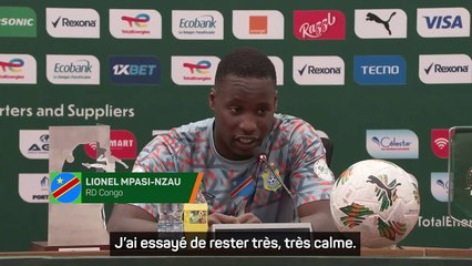 Mpasi-Nzau : “Le premier penalty que j'ai tiré à l'entraînement, je l’ai raté”