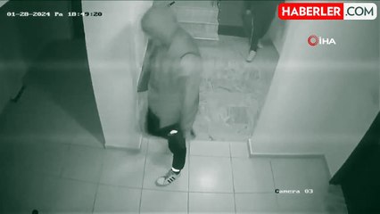 Ayakkabı hırsızları kameralara yakalandı