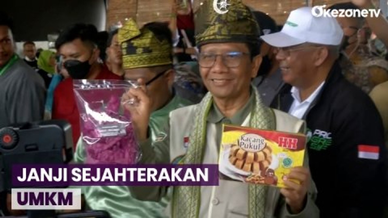 Lawatan ke Riau, Mahfud MD Janji Sejahterakan UMKM jika Menang Pilpres