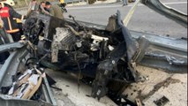 Lastiği patlayan otomobil bariyerlere çarptı: 1 ölü