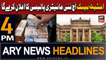ARY News 4 PM Headlines 29th January 2024 | SBP will announce new monetary policy today