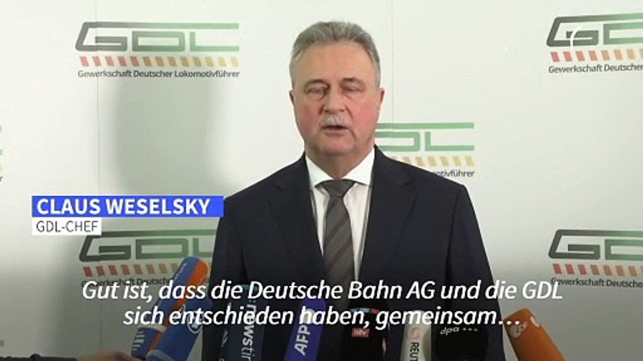 Bahn-Tarifkonflikt: GDL-Chef Weselsky zeigt sich kompromissbereit