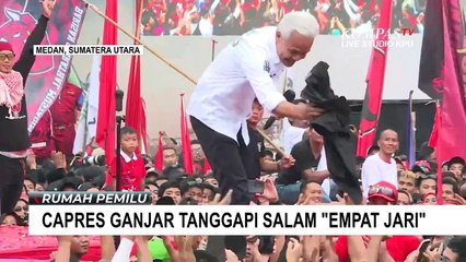 Angkat Bicara soal Salam 'Empat Jari', Ganjar: Tak Mau Tergesa-gesa, Kita Tunggu 14 Februari