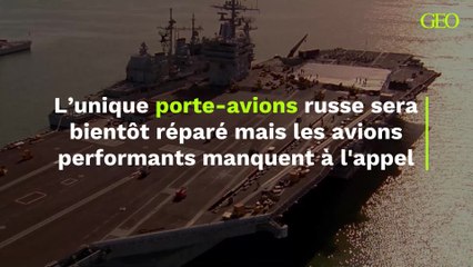 Unique porte-avions russe, l'Amiral Kouznetsov sera bientôt réparé mais les avions performants manquent à l'appel