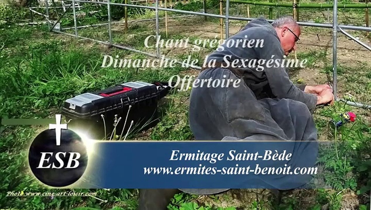 Offertoire Perfice gressus du Dimanche de la Sexagésime - Ermitage Saint-Bède - Jean-Claude Guerguy pour Ciné Art Loisir.