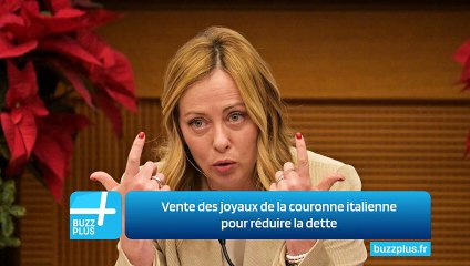 Vente des joyaux de la couronne italienne pour réduire la dette