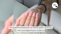 Las uñas coquette prometen ser una de las tendencias en manicuras de este 2024