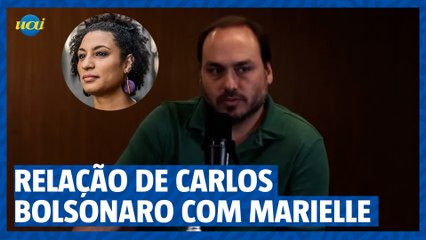 Carlos Bolsonaro fala sobre a sua relação com a Marielle Franco durante live