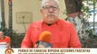 Caraqueños repudian acciones desestabilizadoras por la oposición que atenta la paz del pueblo