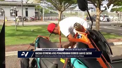 Derrick Gan terima hadiah istimewa atas pengorbanan ke Piala Asia Qatar