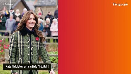Kate Middleton est sortie en toute discrétion de l'hôpital après sa mystérieuse opération de l'abdomen