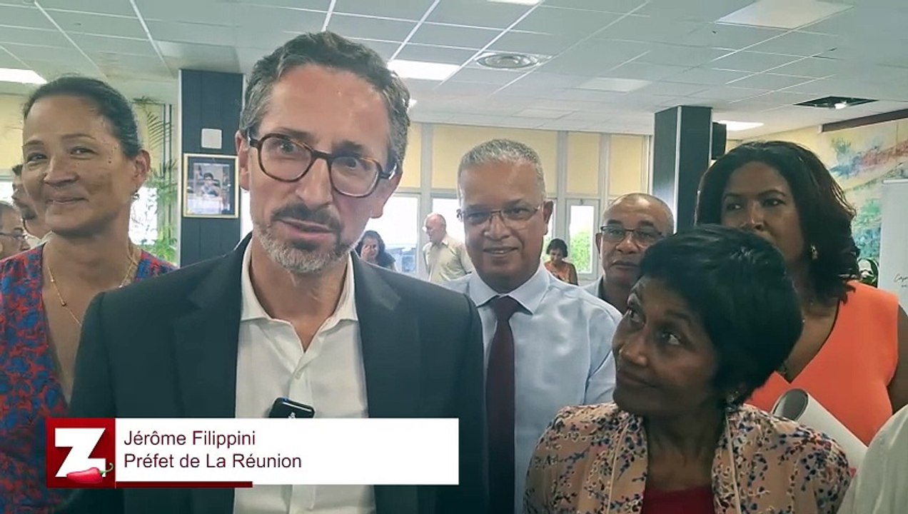 Jérôme Filippini, préfet de La Réunion, s'exprime sur le plan de sauvegarde du quartier de la Chaumière