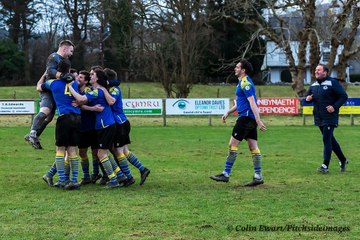 Llanuwchllyn 1 Bow Street 1 (Llan won 3-1 on pens), FAW Amateur Trophy, photos Colin Ewart