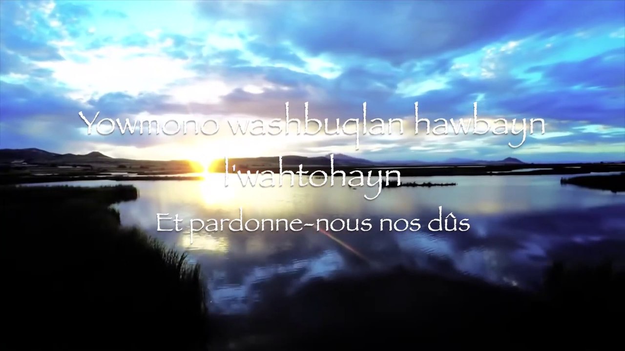 Notre Père en araméen — Syriac Aramaic Lord's prayer