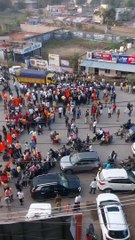 वीडियो  देखें...बजरंग दल ने रायपुर में थाने के सामने किया ऐसा प्रदर्शन, ये थी वजह...