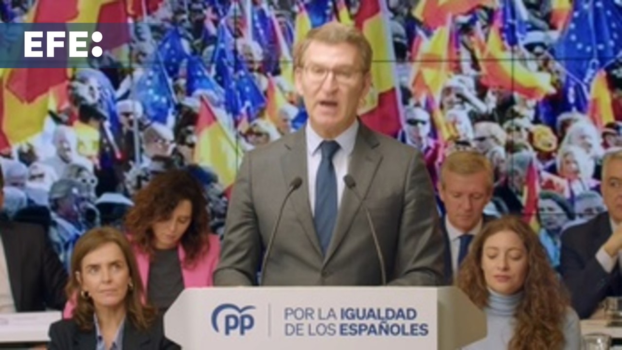 Feijóo acusa a Sánchez de cometer un error llamando fachas a "millones de compatriotas"