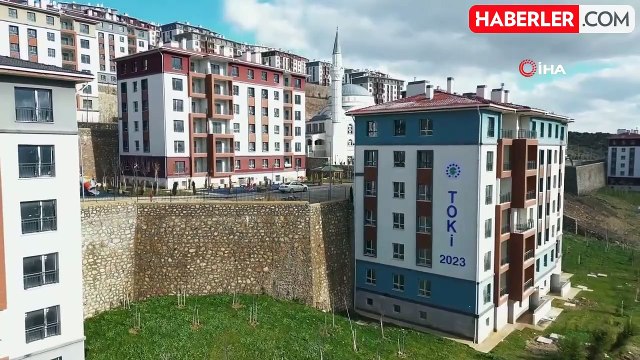 İnegöl'de tamamlanan TOKİ 3. Etap'ta anahtar teslim töreni