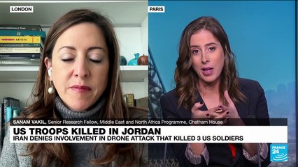 Iran-aligned militant groups 'pushing back against US presence in Middle East'