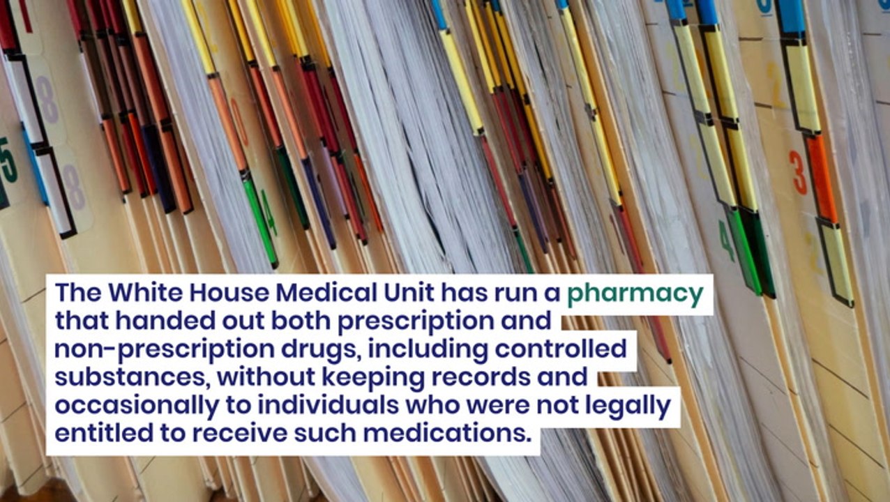Federal Investigation Exposes Controversial Operations In White House Pharmacy Under Trump And Obama