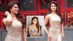 Urvashi Rautela Sizzles In A Bold Silver-Shiny Attire For An Event