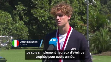 Open d’Australie - Sinner : “Je réalise peu à peu ce que j'ai fait”