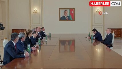 TBMM Milli Savunma Komisyonu Başkanı Akar, Aliyev tarafından kabul edildi