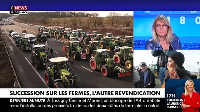 Crise des agriculteurs - Regardez Karine Le Marchand qui arrive sur un barrage sur l'A4 et qui est ovationnée: Il ne faut pas lâcher tant que vous n'avez pas des choses concrètes!