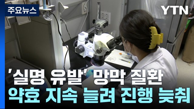 '실명 유발' 망막 질환...약효 지속 늘려 진행 늦춘다! / YTN