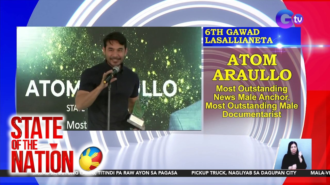 Ilang personalidad at programa ng Kapuso Network, wagi sa 6th Gawad Lasallianeta sa De La Salle Araneta University | SONA