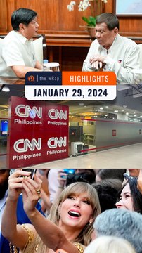 Rappler's highlights: Marcos and Rodrigo Duterte, CNN Philippines, Taylor Swift | The wRap | January 29, 2024
